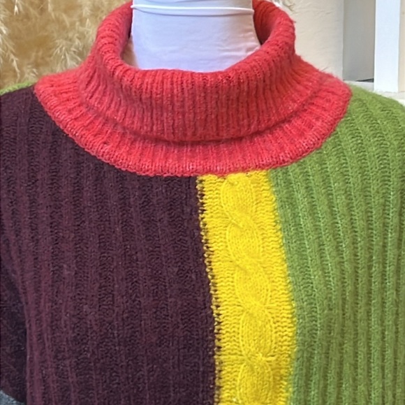 Anthropologie Callahan Cable Knit Long Sleeve Cowl Neck Sweater S - Picture 4 of 7